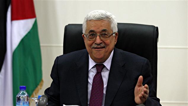 Mahmoud Abbas, le président de l'Autorité palestinienne, lors d'une réunion le 27 mars 2011 à Ramallah