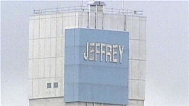 La mine Jeffrey à Asbestos (archives)