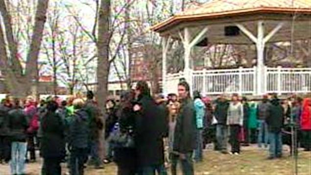 La marche contre l'intimidation à l'école et sur Internet organisée à Sorel-Tracy.