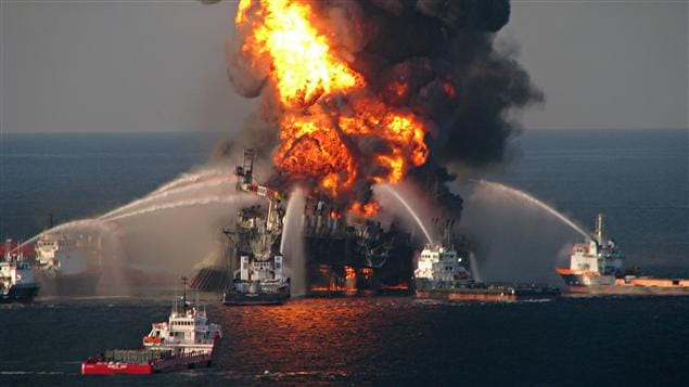 La plate-forme Deepwater Horizon a explosé le 20 avril 2010.