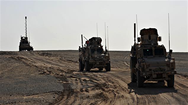 Patrouille militaire américaine en Afghanistan