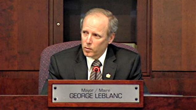 Le maire de Moncton George LeBlanc (archives)