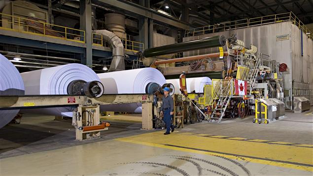 Usine de Domtar à Windsor, au Québec