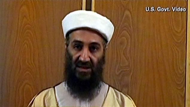 Image d'une vidéo de Ben Laden