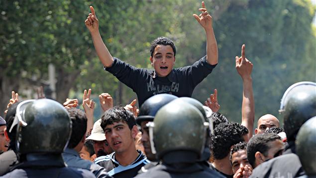 Manifestation à Tunis
