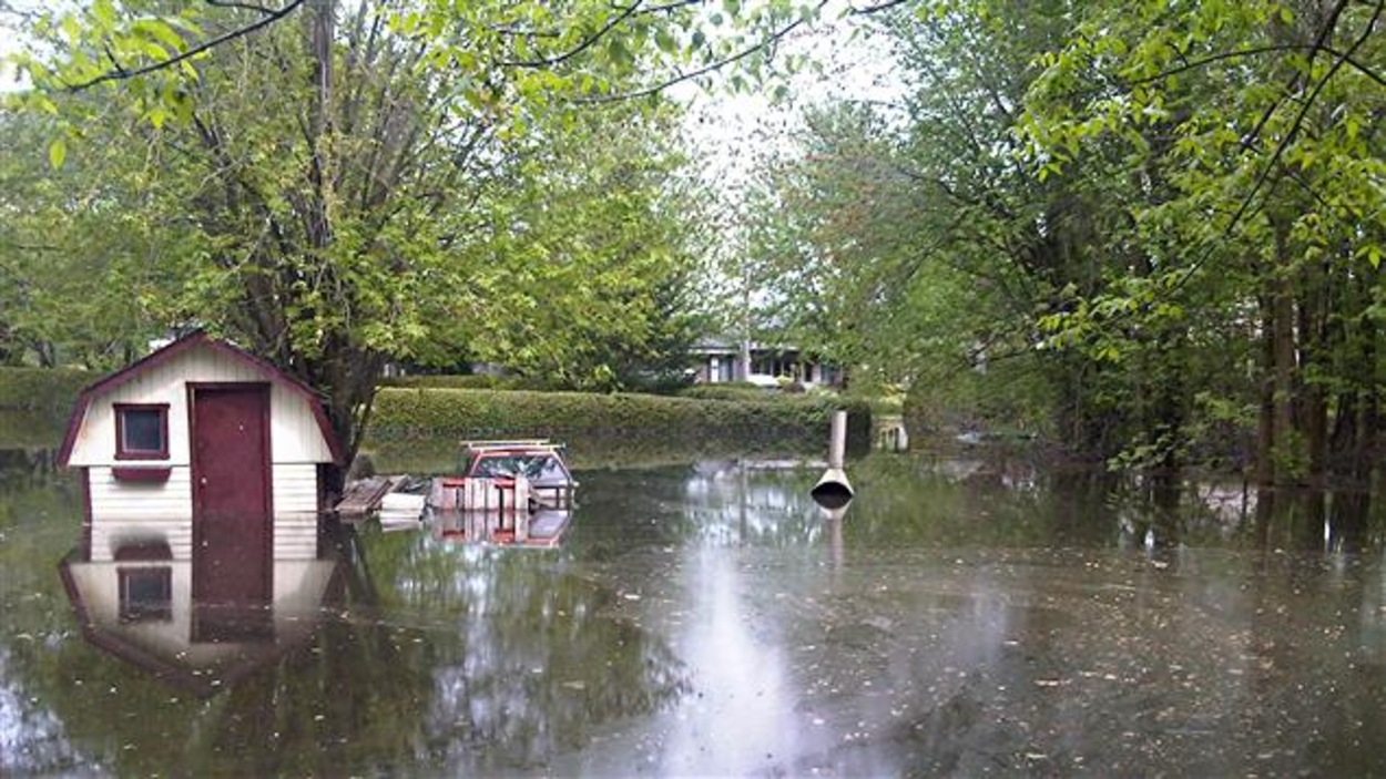 Inondations en Montérégie le niveau record du Richelieu pourrait être