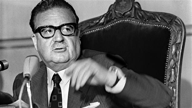 L’ex-président chilien Salvador Allende sur une photo prise en 1970