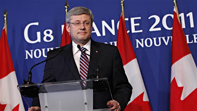 Stephen Harper donne un point de presse au Sommet du G8