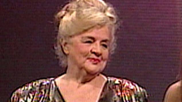 Alys Robi lors de la remise des prix Gémeaux en 1995.