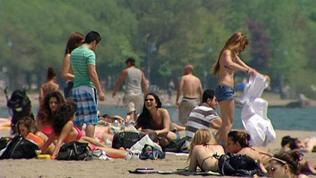 plage du lac Ontario à Toronto
