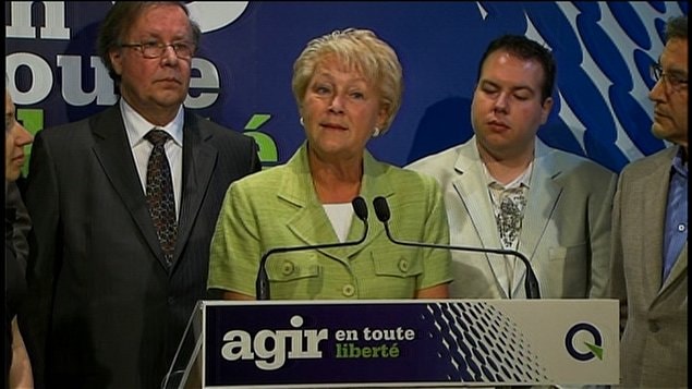 La chef péquiste Pauline Marois
