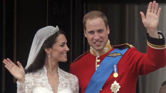 Le couple princier le jour de son mariage
