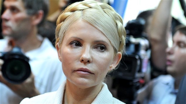 Ioulia Timochenko à son arrivée au tribunal