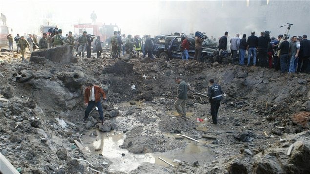 Rafic Hariri est mort dans une gigantesque explosion déclenchée en plein coeur de Beyrouth.