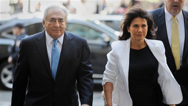 Dominique Strauss-Kahn et son épouse Anne Sinclair