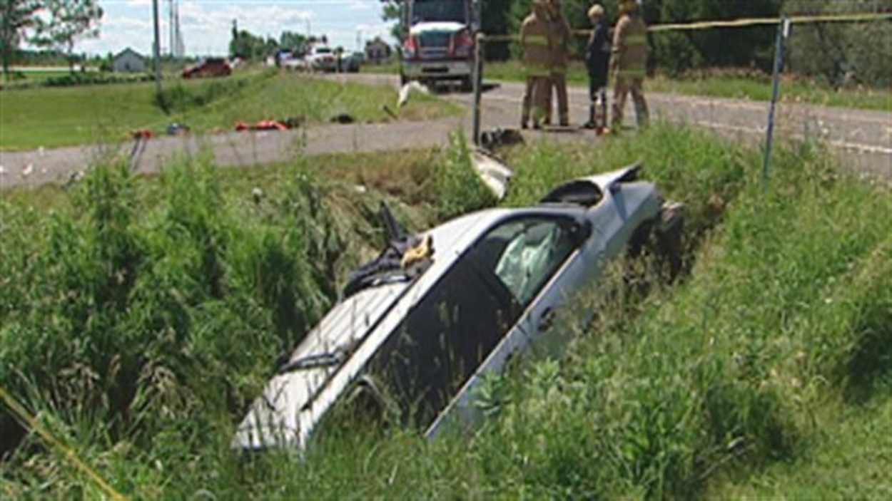 Accident de la route mortel à SaintAntoinedeTilly RadioCanada