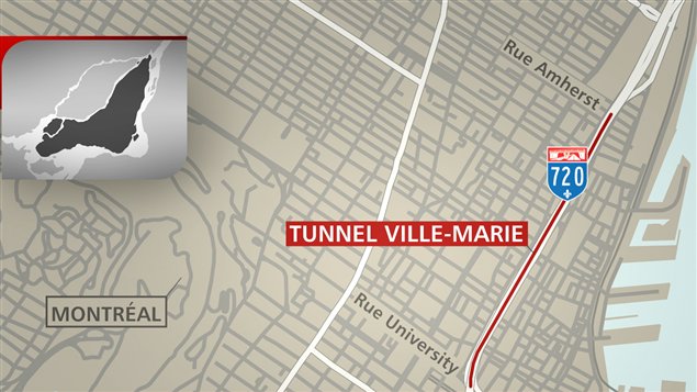 Entraves sur l'autouroute Ville-Marie