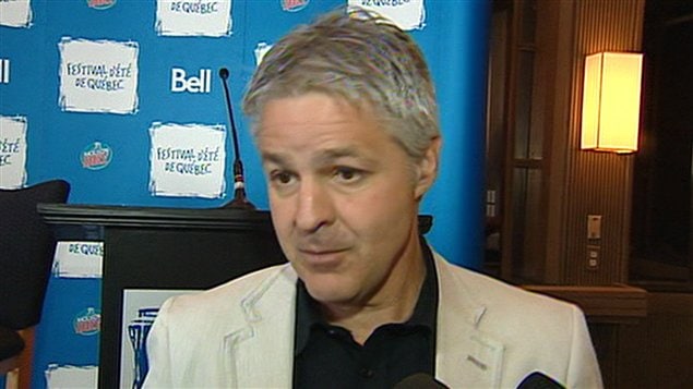 Le directeur général du Festival d'été de Québec, Daniel Gélinas
