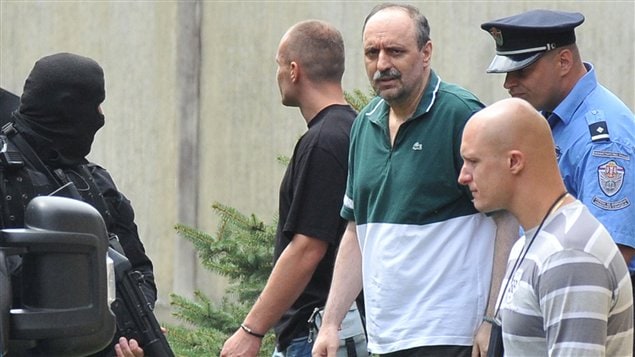 Goran Hadzic quelques heures avant son extradition à La Haye le 22 juillet.