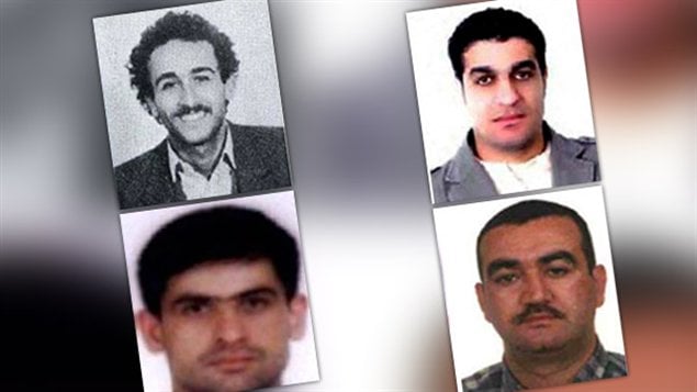 La photo des suspects
