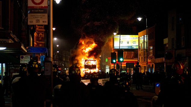 Manifestation à Tottenham