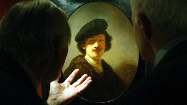 Un autoportrait de Rembrandt
