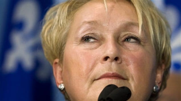 Pauline Marois, chef du Parti québécois