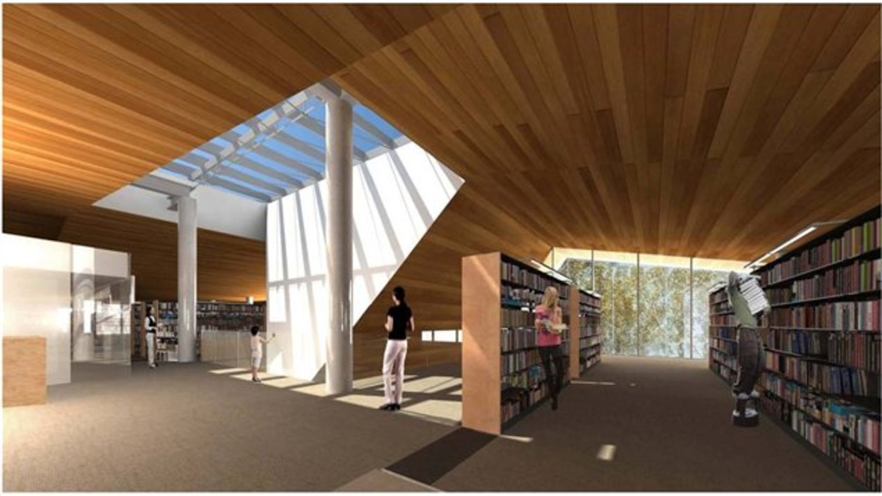 La construction de la Bibliothèque du