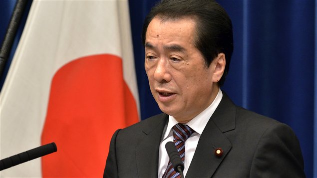 Le premier ministre démissionnaire du Japon, Naoto Kan
