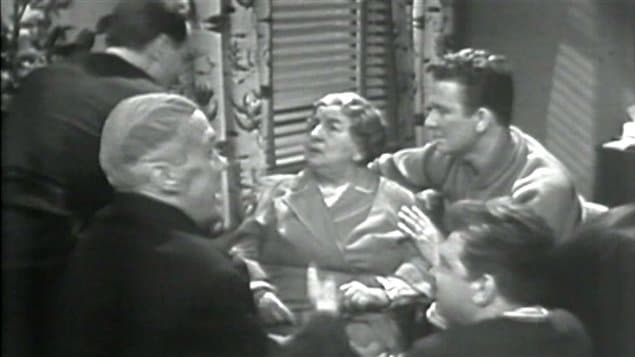 Une image du téléroman La famille Plouffe