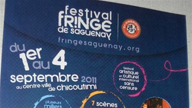 Affiche du Festival Fringe de Saguenay