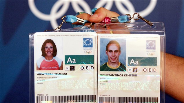 Katerina Thanou et Kostas Kenteris