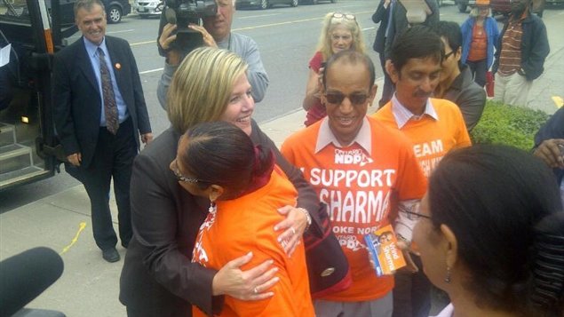 la chef du NPD, Andrea Horwath