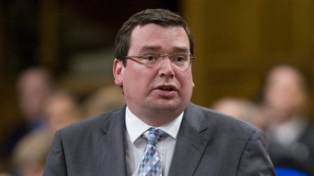 Le ministre canadien de l'Industrie, Christian Paradis (archives)