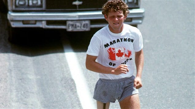 visage de Terry Fox