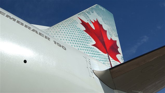 Un appareil d'Air Canada