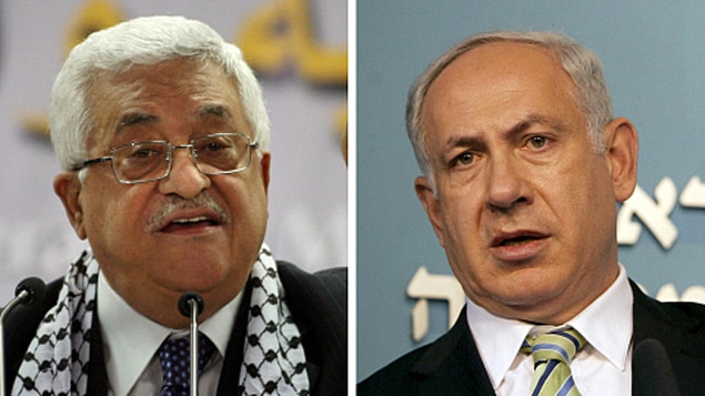 Mahmoud Abbas et Benyamin Nétanyahou