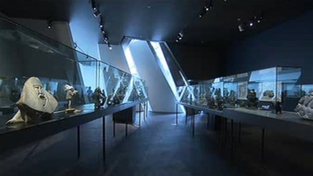 Une salle du nouveau pavillon du Musée des beaux-arts de Montréal