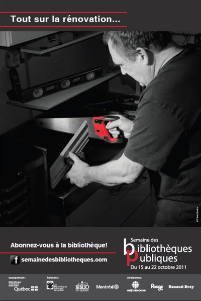 Affiche de la semaine des bibliothèques publiques