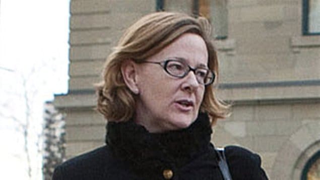 La candidate à la direction du Parti progressiste-conservateur de l'Alberta, Alison Redford.