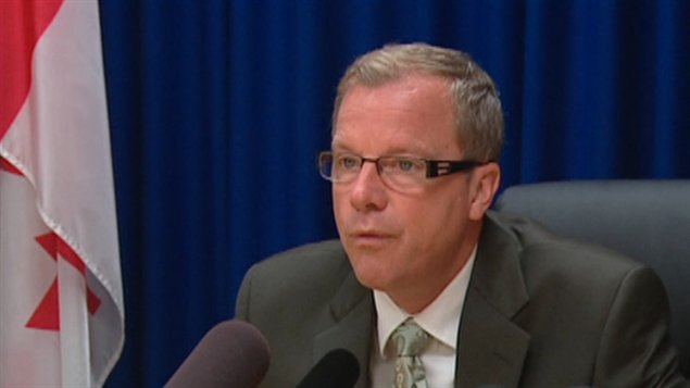Le premier ministre de la Saskatchewan Brad Wall