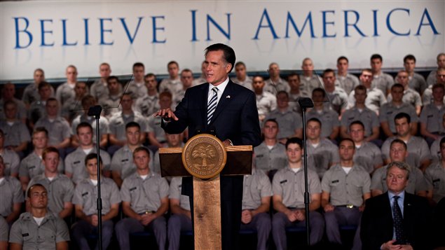 Mitt Romney s'est adressé aux élèves de l'école Charleston, en Caroline du Sud.