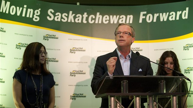 Le premier ministre de la Saskatchewan, Brad Wall