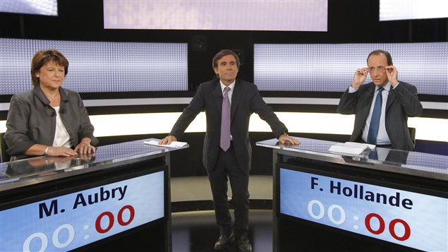 François Hollande et Martine Aubry s'affrontent dans un dernier débat télévisé avant le deuxième tour des primaires socialistes.