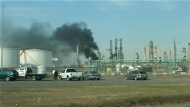 Explosion raffinerie Co-op Regina