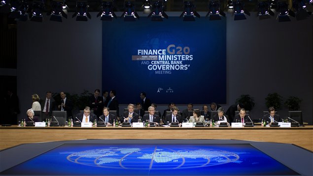 Réunion du G20 Finances à Paris