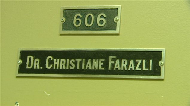 Le bureau de la Dre Christiane Farazli