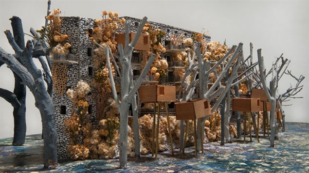 Édouard François architecte, « L'immeuble qui pousse »