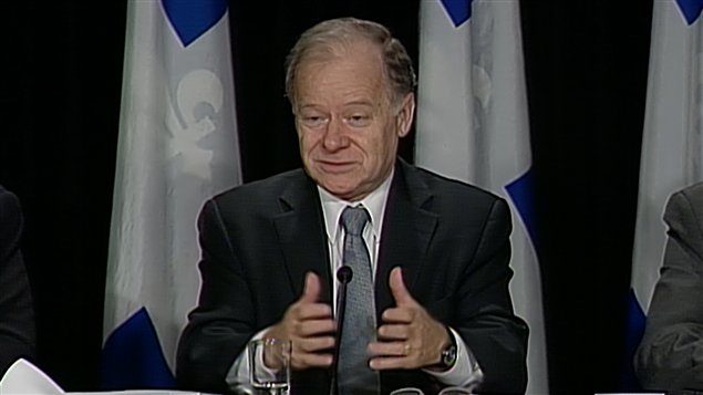 Le ministre québécois des Finances Raymond Bachand
