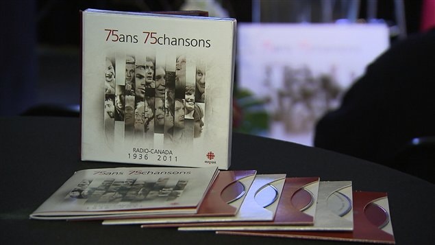 Le coffret 75 ans 75 chansons de Radio-Canada
